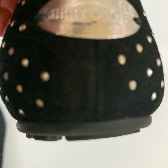 Jimmy Choo Suede Studded Accent Flats - Picture 8 of 11